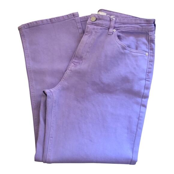 KanCan NWT Mari Ultra High Rise 90's Classic Straight Leg Lavender Jeans Size 10 - Picture 4 of 16